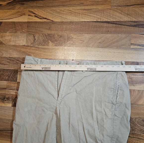 LL Bean Corduroy Pants Mens Size 40x30 Tan Straight Leg Classic Fit 279000 - Picture 3 of 10